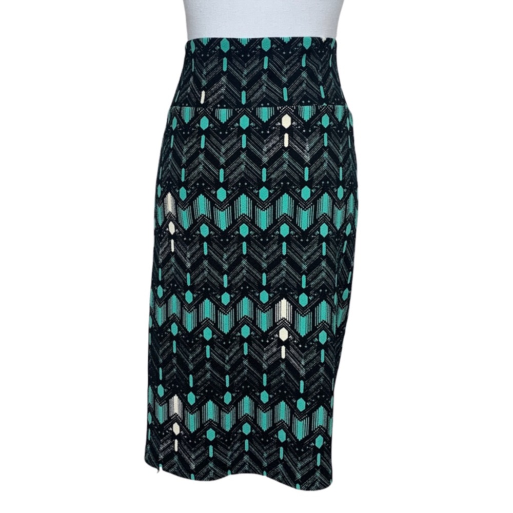 LuLaRoe Azure blue midi-skirt, size XL